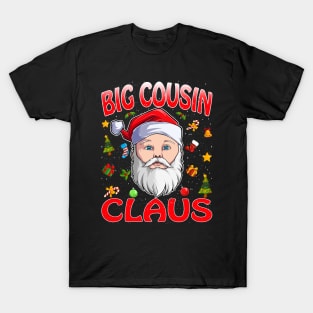 Big Cousin Santa Claus Christmas Matching Costume T-Shirt
